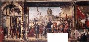 CARPACCIO, Vittore Arrival of the English Ambassadors g Sweden oil painting reproduction